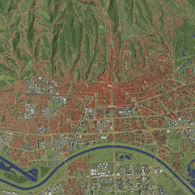 Detailed image for AI, showing a map of a gerrymandered district with an irregular, winding shape. Include the faces of voters looking confused or frustrated, emphasizing the distortion of representation.