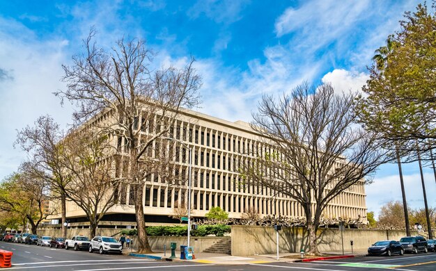 A photo of the General Services Administration (GSA) headquarters building in Washington, D.C.