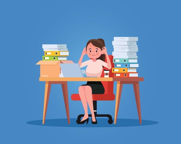 A person looking overwhelmed and stressed while sitting at a desk covered in paperwork related to student loans and application forms. The scene is dimly lit, emphasizing the stress and confusion associated with the application process.