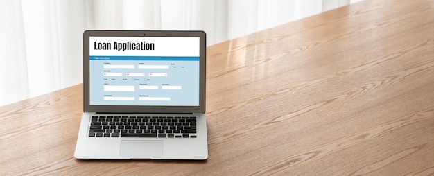 A close-up of a computer screen showing a simplified online application form for Public Service Loan Forgiveness (PSLF). The interface is clean and user-friendly, with clear instructions and progress indicators.